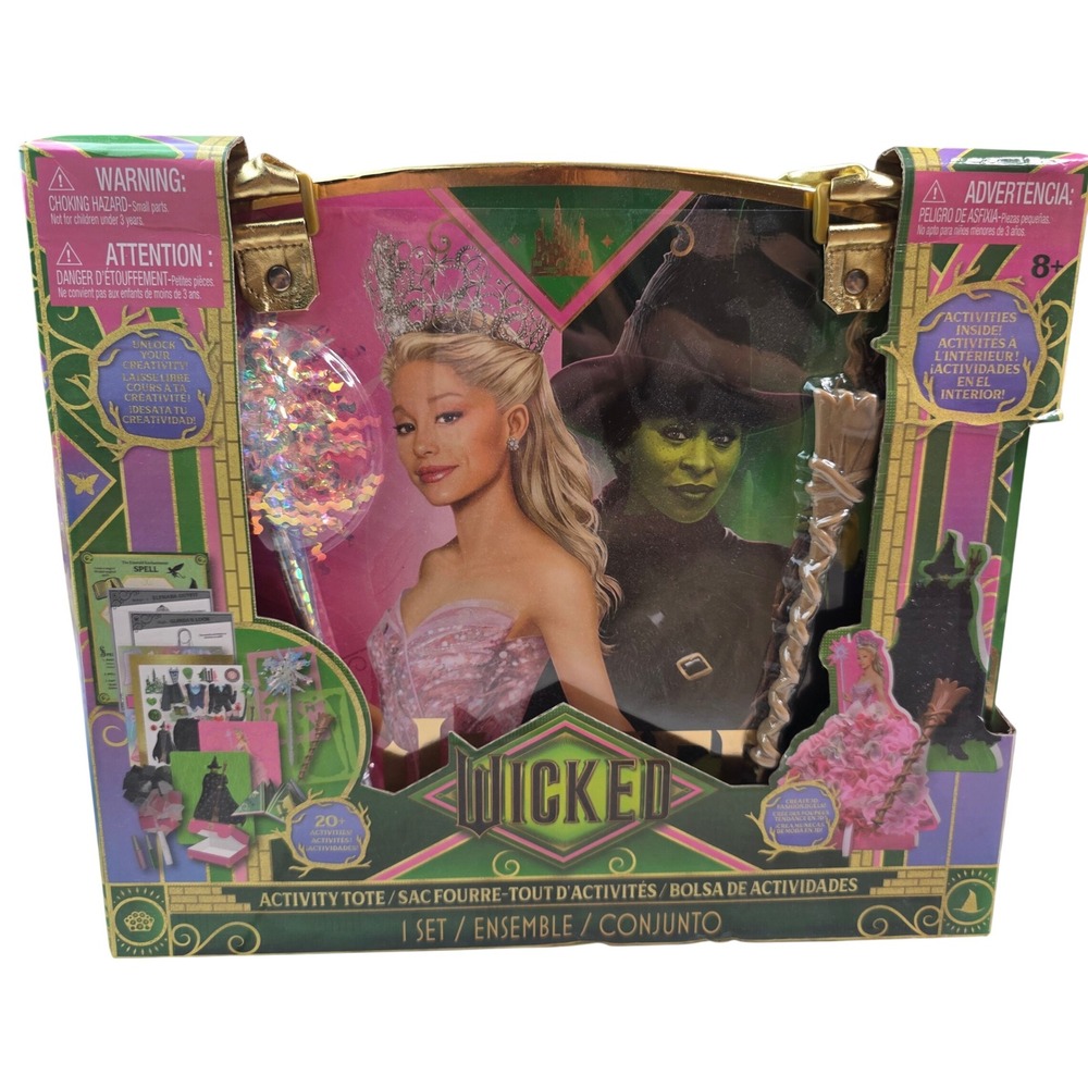 Wicked‎ Movie Activity Tote Set Tara Toy 11308 Glinda Elphaba Ariana Grande S1